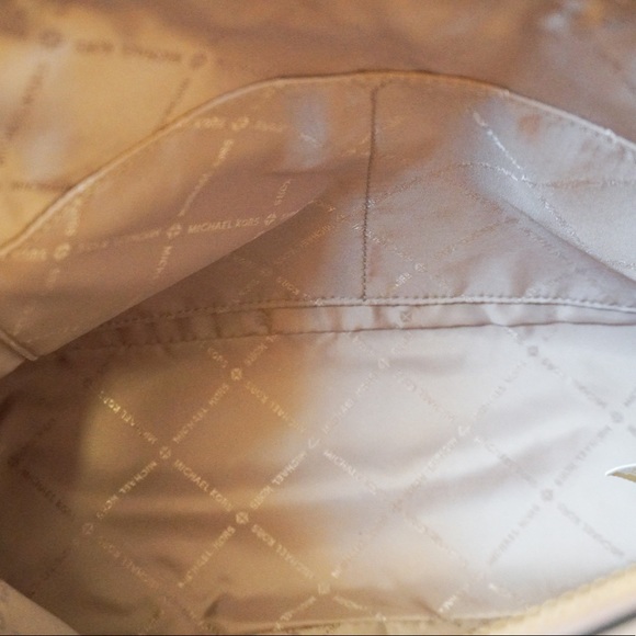 Michael Kors Jet Set Travel Medium Dome Satchel Shoulder Crossbody Bag Pink - Picture 11 of 12